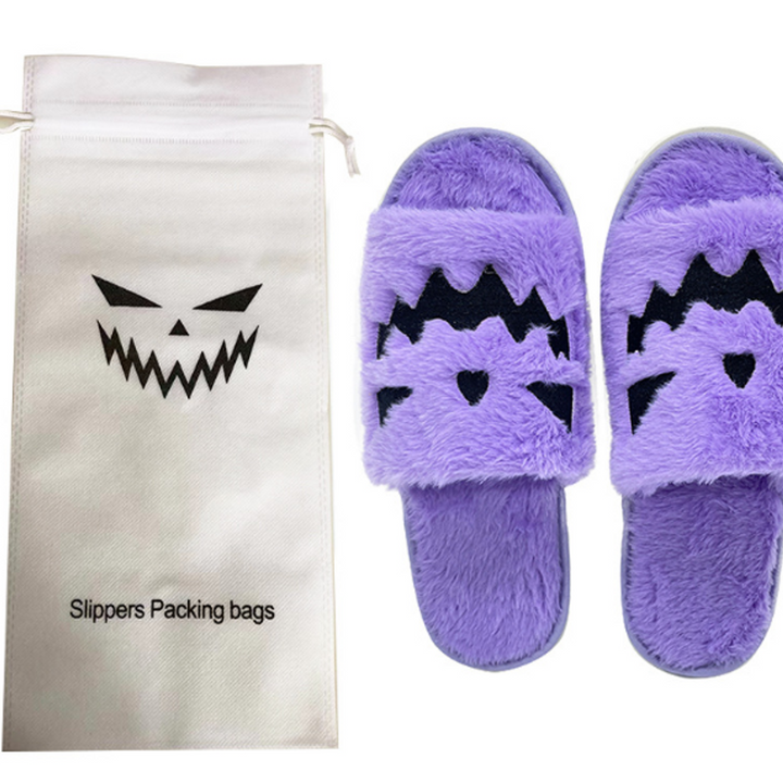 Women Christmas Slippers Plush Shoes