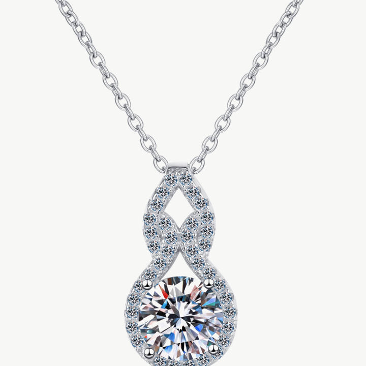 Carat Moissanite Pendant Necklace