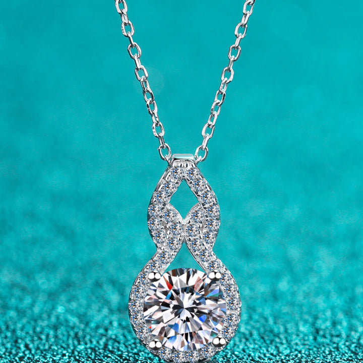Carat Moissanite Pendant Necklace