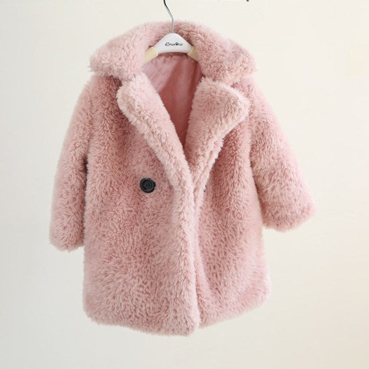 Big Kids Fur Coat In Autumn And Winter Coat
